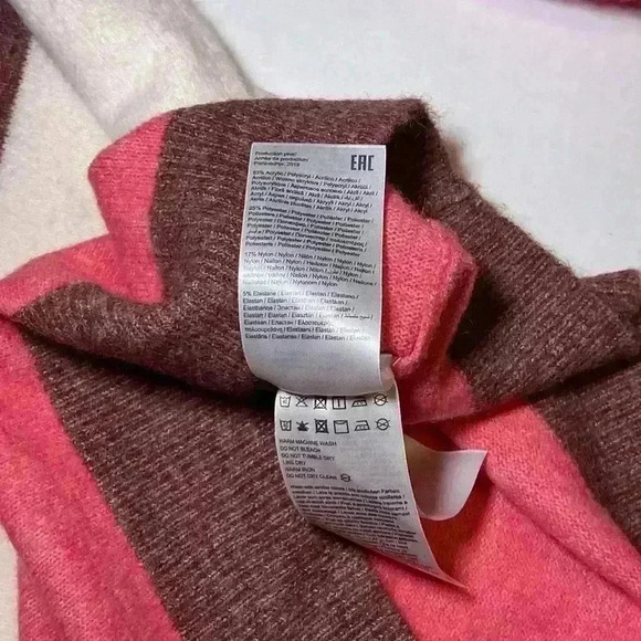 Vero Moda tri colored women’s sweater. Size large - Picture 6 of 8